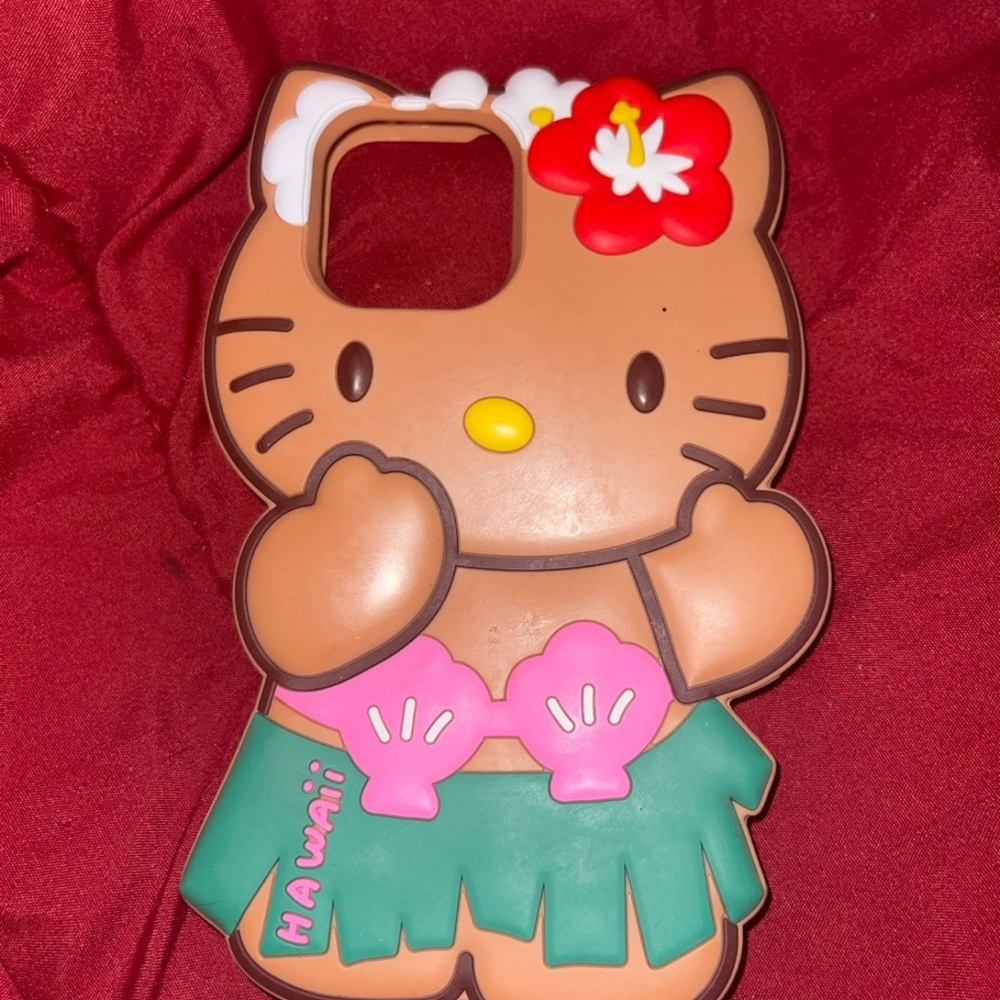 This is a iPhone 13/12 pro max hello kitty case